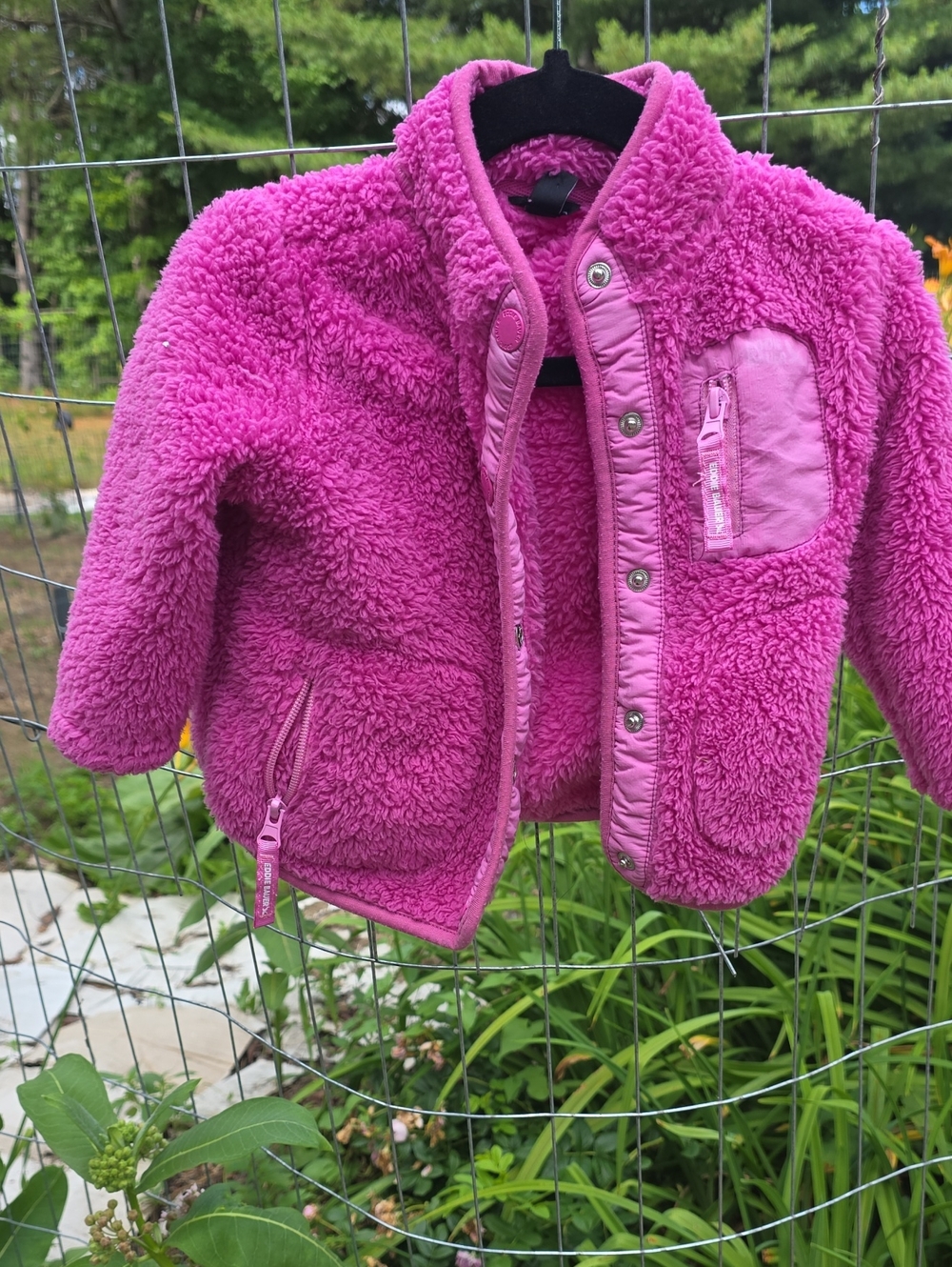 Eddie Bauer Hot Pink Sherpa-Lined Jacket